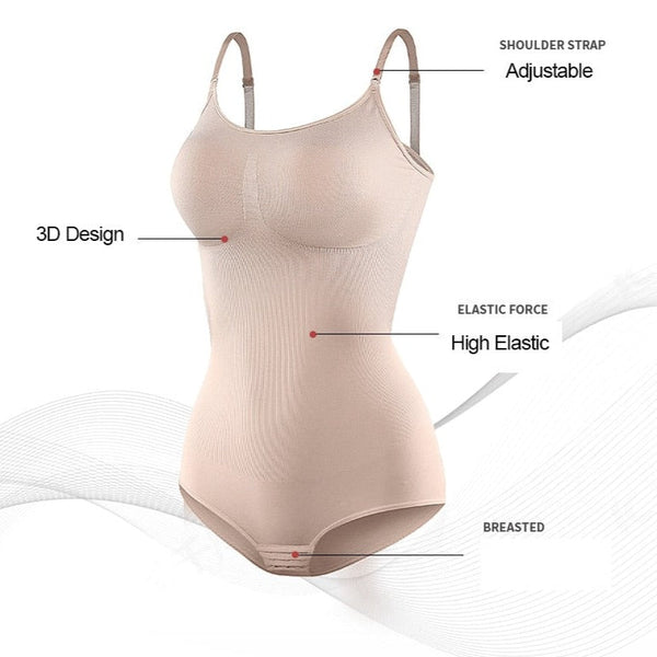 Women's summer bodysuit  belly free Shapewear